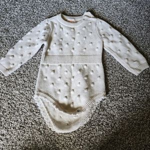 Cat & Jack sweater onsie 6-9months